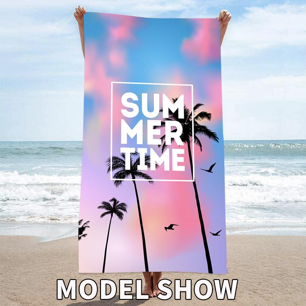 70x140 см одностороннее бархатное пляжное полотенце из микрофибры, большое спортивное полотенце для тренажерного зала и бассейна, женский большой коврик для йоги, модное летнее одеяло для серфинга