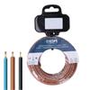 4mm Brown Halogen-free Flexible Cable Reel 5m