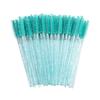 2024 Hot Sale Crystal Shine Eyelashes Mascara Brushes Private Logo Diamond Eyelashes Nylon Fan Brush Make-Up Tool