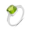 Серебряное кольцо с хризолітом, вес изделия 2,18 гр (60002165)