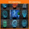 Led Night Superheroes Light Color Changing Mode Living Room Decor Bedroom