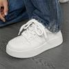 2026 new men's breathable versatile platform bread shoes heightening couple shoes sports and leisure solid color Darth Vader board shoes