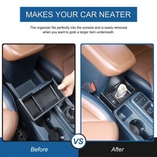 Center Console Organizer Storage Box Tray For Ford maverick -24