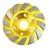 Алмазный шлифовальный круг с чашкой, золотистый, 6 отверстий, двухрядный, износостойкий, для угловой шлифовальной машины, диск для гранита