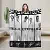 Backstreet Boys Миллениум Ретро 90-е Воспоминания Вязаное одеяло Коралловый флис Плюшевое покрывало для кровати Дивана Спальни Одеяло