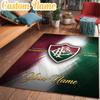 Custom Name Fluminense Fc Crest Rug Office Rug Chair Mat Non Slip Carpet Rugs for Bedrooms Dining Room Living Room Home Decor gifts