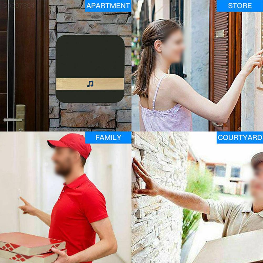 Дверной звонок с сильным проникновением, WiFi, дверной звонок, 4 громкости, регулируемый