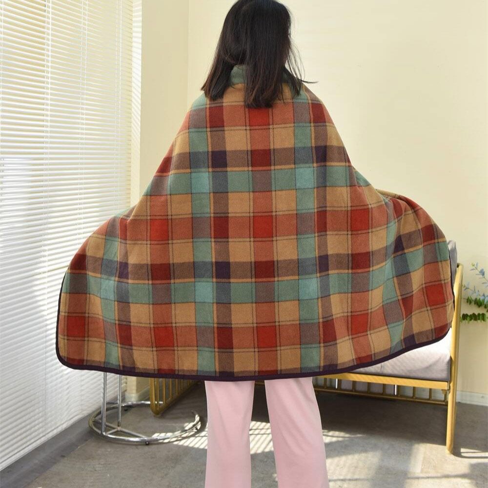Keep Warm Multi-function Shawl Blanket Winter Lazy Casual Office Blanket  for Women and Office Use