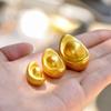 3 шт. Супер Мини Имитация Золотого Слитка Украшения Маленькие Подарки Смоляные Поделки Украшения Милые Поддельные Слитки Украшения