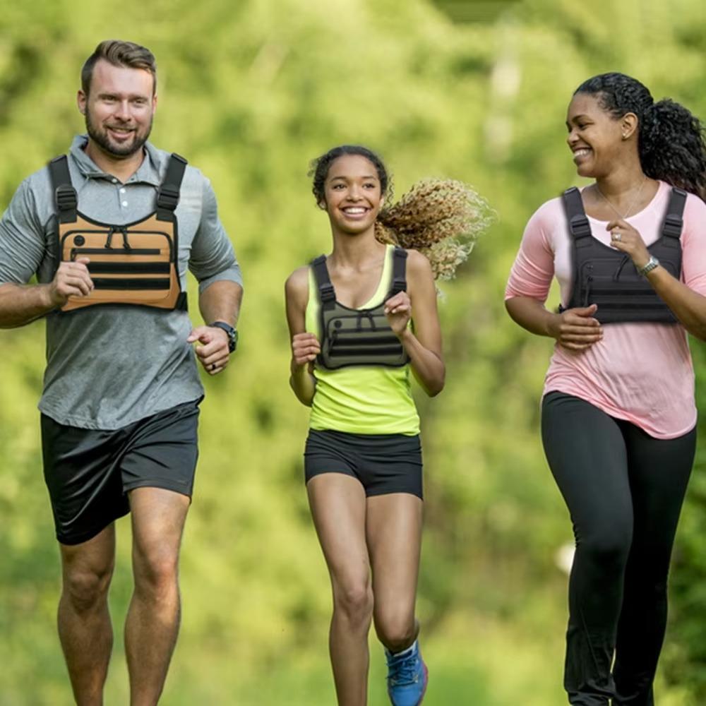 Adjustable Multi-functional Chest Bag Water Resistant Outdoor Chest Bag Sports Vest Bag Hiking