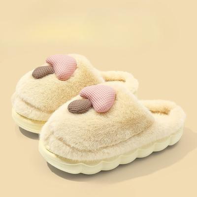 Женская сумка и новые домашние комнатные хлопковые тапочки на толстой подошве, противоскользящие, с плюшем