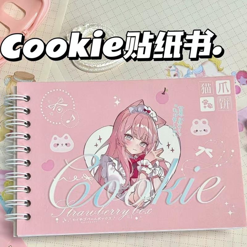 Cute Japanese Anime Girl Cut Film Sticker Book Journal Phone Case DIY Scrapbook Sticker Kawaii Decoration Stickers