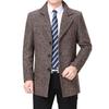 Men Wool Coat Autumn Woolen Jacket Slim Fit Pea Coat Winter Wool Blend Jacket High Quality Men Tweed Coat Korean