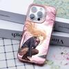 Чехол для телефона Angel Mahiru Shina для iPhone 17 16 15 14 13 12 11 X XR XS Air Pro Max Plus Розовый Разноцветный Серебристый Чехол