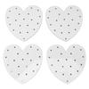 4Pcs 20 Holes Cake Pop Stand Heart Shape Rustic Acrylic Lollipop Display Stand Holder for Wedding