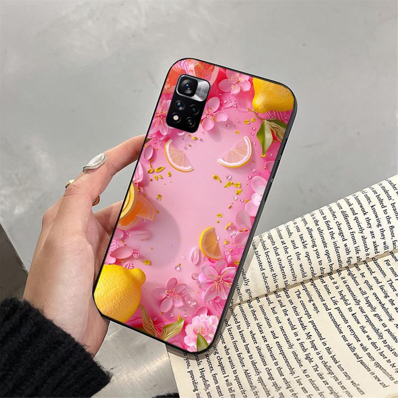 Phone Case For Xiaomi Redmi note 14 Pro 14 13 12 11 10 Pro 14S 12S 11S Redmi 14C 13C 10 Lemon strawberry watermelon