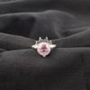 Morganite Gemstone 925 Sterling Silver Jewelry Handcrafted Ring For Wedding Gift RR-67-8