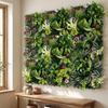UV Protection Fake Green Grass Mat Lifelike Simulation Lawn Panels  Indoor Outdoor Use