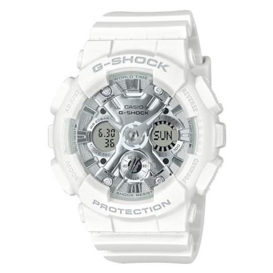 Casio wristwatch G-Shock domestic genuine product biomass plastic used GMA-S120VA-7AJF ladies white