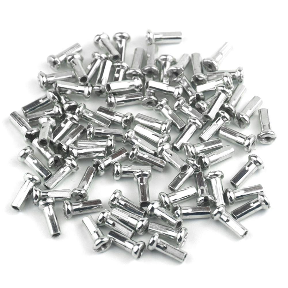 50 шт. Ниппели для спиц колеса MTB Замена Металлические 14G 2 мм Ниппели для спиц Детали для горного шоссейного велосипеда Велосипедные аксессуары