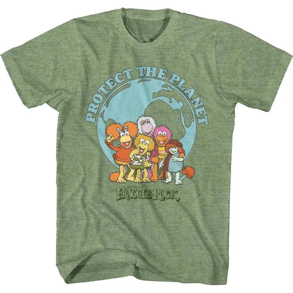 Fraggle Rock Protect The Planet Men's T Shirt