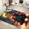 One Piece Zoro Printed Absorbent Washable Carpet, Non-Slip Bathroom Mats, Kitchen Rugs, Yoga Mat,Living Room Entrance, Camping Picnic Rugs