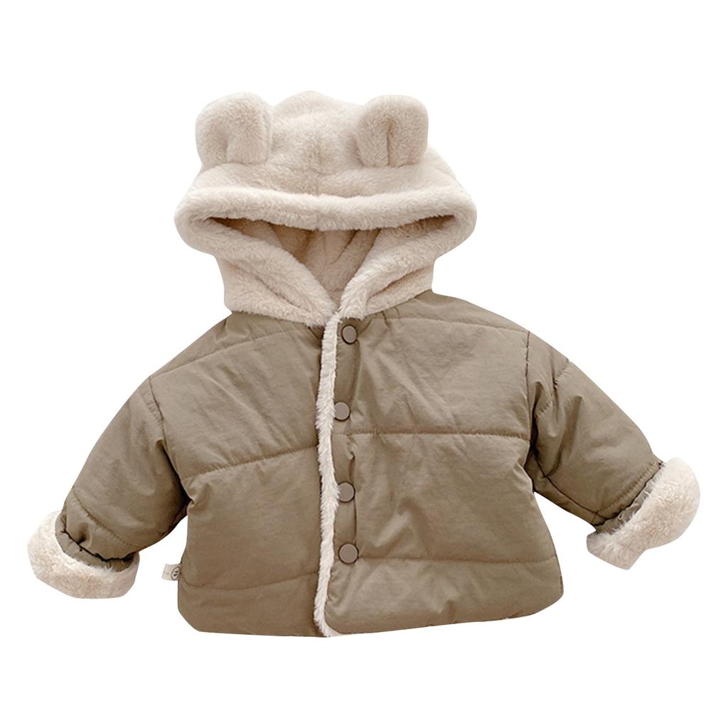 Зимняя двусторонняя джинсовая куртка для девочек для мальчиков