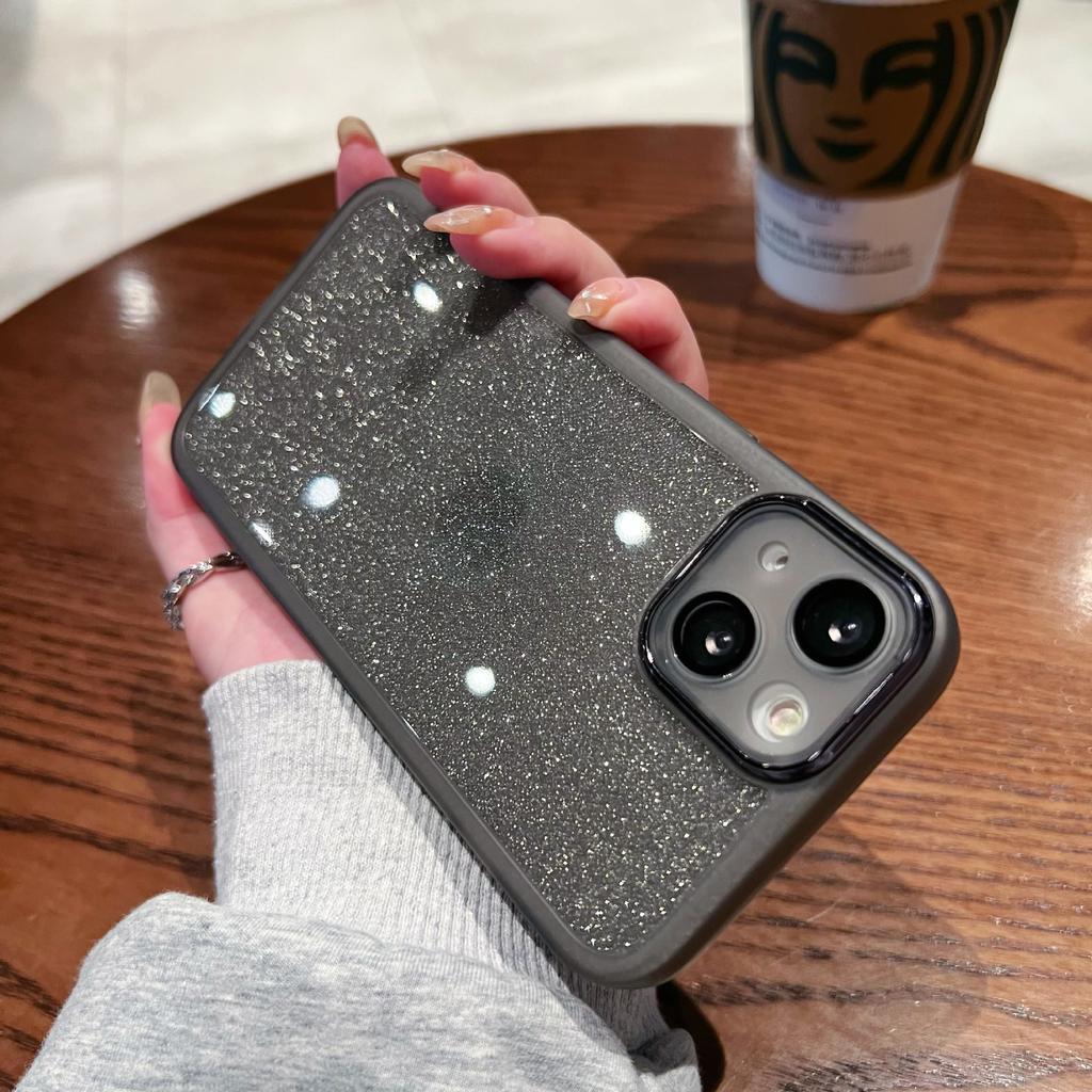 Подходит для Apple 16 градиентный блестящий чехол для телефона ультратонкий iPhone 15 Promax защитный чехол 13/14 все включено линзы