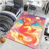 1PC Classic Japanese Charizard Pattern Cartoon Carpets Living Room Bedroom Bedside Floor Mat Area Rug Home Decor Gifts Potdemiel