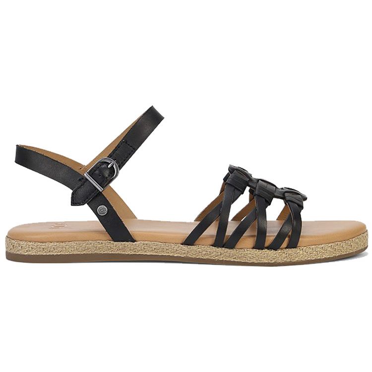 UGG Удобные универсальные модные сандалии женские сандалии черные 1014950-BLK