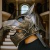 Средневековый Шлем Волка: Черненая сталь LARP Косплей Броня Подарок на День Рождения Домашний Декор