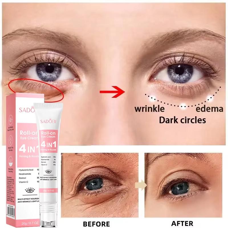 Instant Eye Bag Removal Cream Collagen Anti-Wrinkle Fade Fine Lines Firming Skin Anti Dark Circle Puffiness Brighten Eye Care