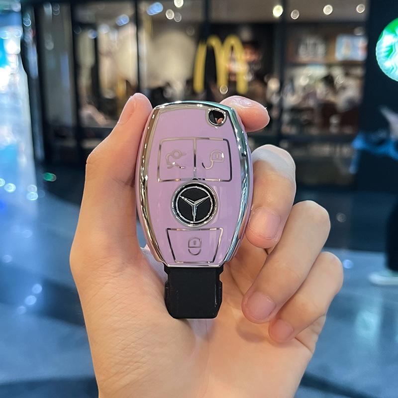 TPU чехол-оболочка для ключа автомобиля GLC GLB для Mercedes Benz AMG A B C E GL S GLA GLK CLS Класса W204 W205 W212 W176 W463 Брелок Аксессуары