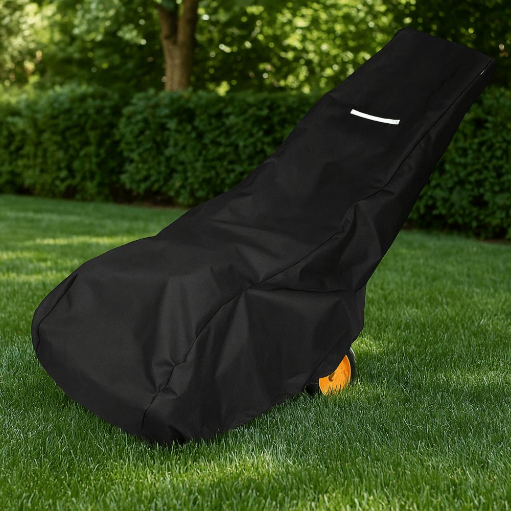 UV Protector Lawn Mower Cover Waterproof Protective Cover Garden Mower Cover Outdoor Use