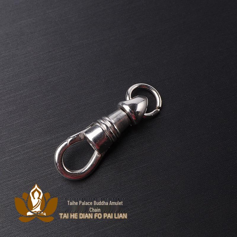 Ожерелье-амулет тайского Будды с позолотой 18 карат и вращающимся крючком в виде орла