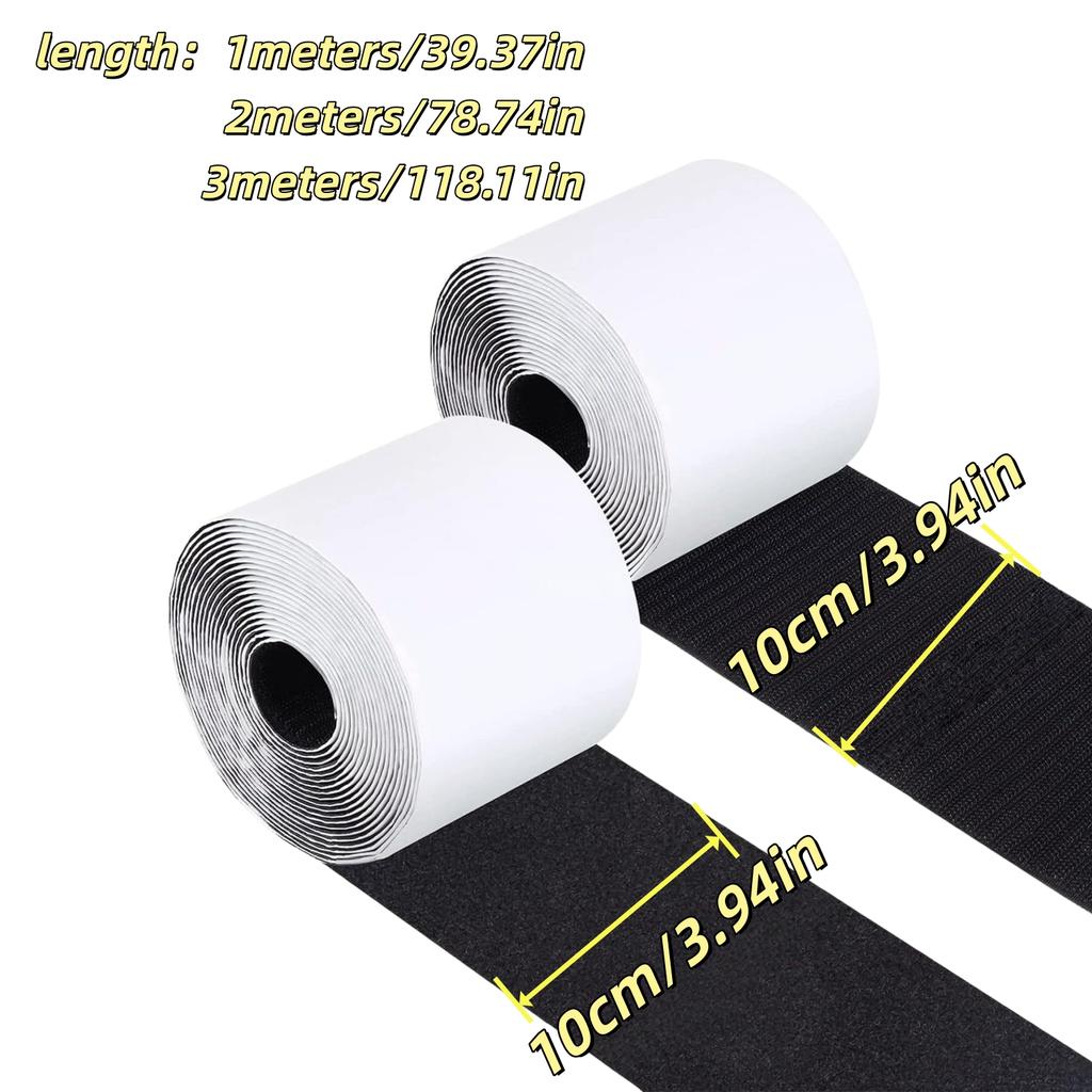 2pcs 1/2/3mX10cm Sofa Slipcover Hook and Loop Tape, Non-Slip Fastener Strips for Couch Cushion,Furniture,Picture Frames Mattress