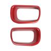 Car Front Bumper Air Duct Cover Pair Red Plastic Grille Frame for Mini Cooper S F55 F56 F57 2014 to 2021