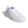 adidas Оригинальные кроссовки Originals Super Court J с нескользящей подошвой, низкие, детские, для скейтбординга, бело-фиолетово-розовые, подростковые, EG8489