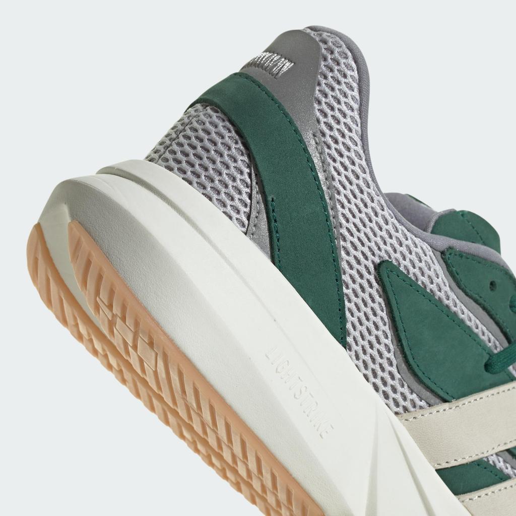 adidas LIGHTBLAZE - Колледжский зеленый/Небеленый белый (JR2616) - 26.5см