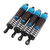 4PCS Oil Pressure Shock Absorbers Aluminum Alloy Model Vehicle Shock Damper Set for 1 10 Scale RC Car 85mm Blue