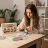 DIY 3D Beaded Gnome DIY Kit Plastic Gnome DIY Kit Gifts Gnome Ornaments  Beginner Friendly