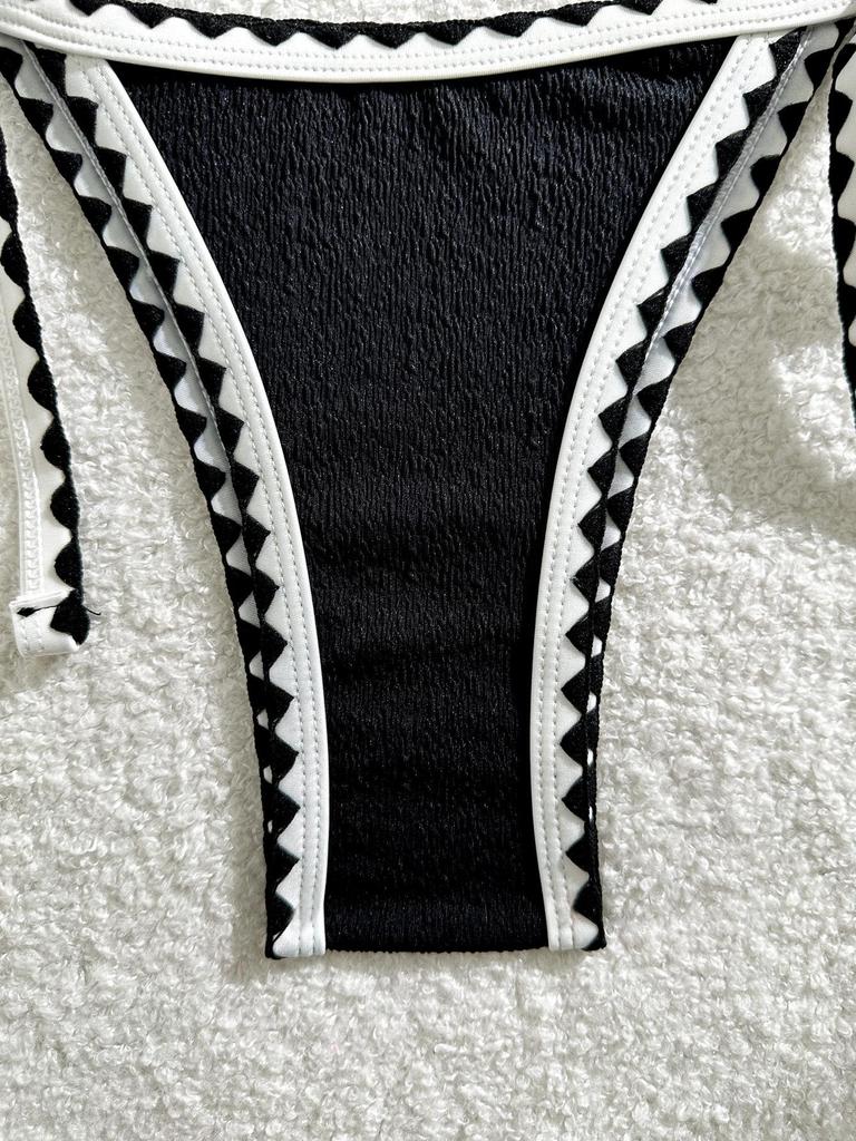 Женский разноцветный купальник однотонной расцветки - Сексуальное бикини в стиле инс для пляжа