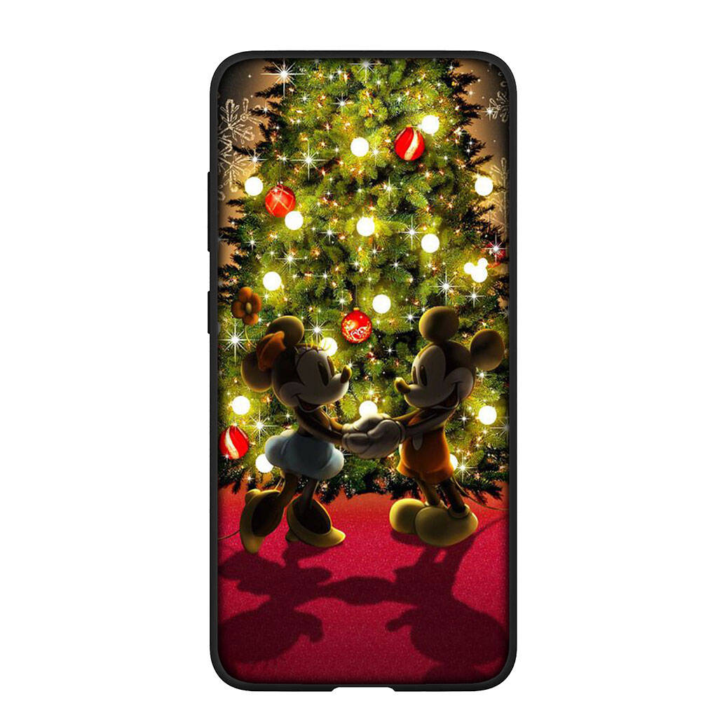 Phone Case for Samsung Galaxy S25 S23 S22 S24 Ultra FE A05 A06 A15 A16 A36 A37 A35 A54 A55 A56 A57 A25 A26 A53 A17 Merry Christmas Mickey Minnie Cover
