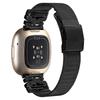 Для Fitbit Versa 4/Sense 2 ремешок из нержавеющей стали Milanese с декором из страз