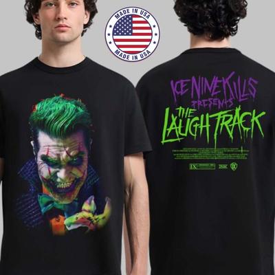 Ice Nine Kills The Laugh Track Dance With The Devil Joker Face Футболка Унисекс Унисекс Футболка