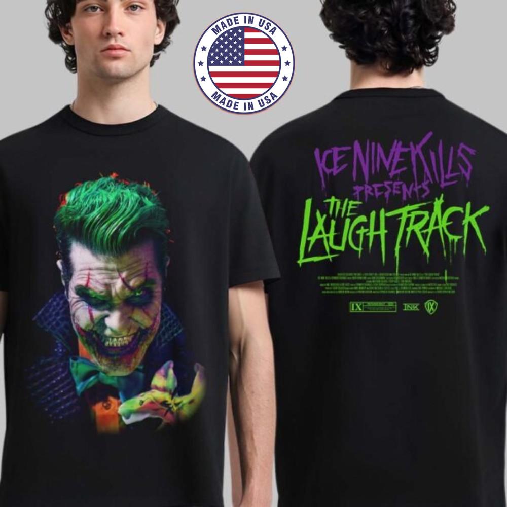 Ice Nine Kills The Laugh Track Dance With The Devil Joker Face Футболка Унисекс Унисекс Футболка