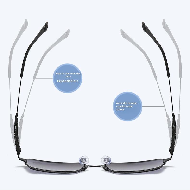 Мужские автоматические прогрессивные мультифокальные очки для чтения с переменным фокусом двойного назначения для близи и дали могут быть сделаны как солнцезащитные очки + очки для чтения