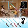Telescopic And Combinable Luminous Sword With Action Sound LED Lightsaber Role-playing Toy Storage Sword For Boys And Children