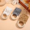Boho Style Hand Towel Hanger Wooden Ring Towel Ring Holder New Macrame Towel Holder  Bathroom