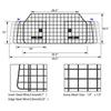 Dog Car Barrier Pet Supplies Easy To Install Vehicle Gate Travel Accessories Trunk Mesh Net Screen Barrier Pet Divider Gate